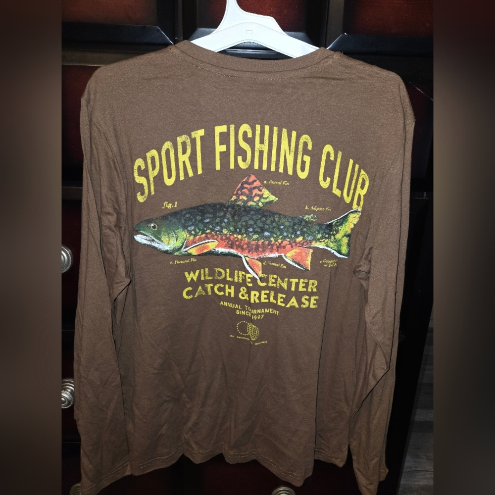 Original Use 'Sport Fishing Club' Long Sleeve Shirt